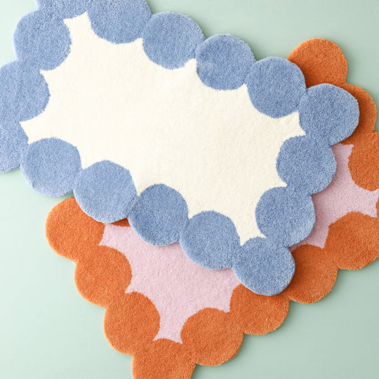 Dots Frame Mat 800 X 500 Pink X Orange