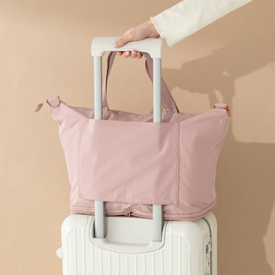 Quilting 2Way Carry On Bag  Pink