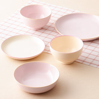 Ordi Colorful 5-Piece Tableware Set Pink