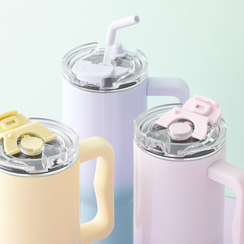 Large Stainless Steel Mug 1100Ml Yellow