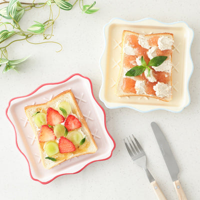 Pastemon Toast Plate Pink