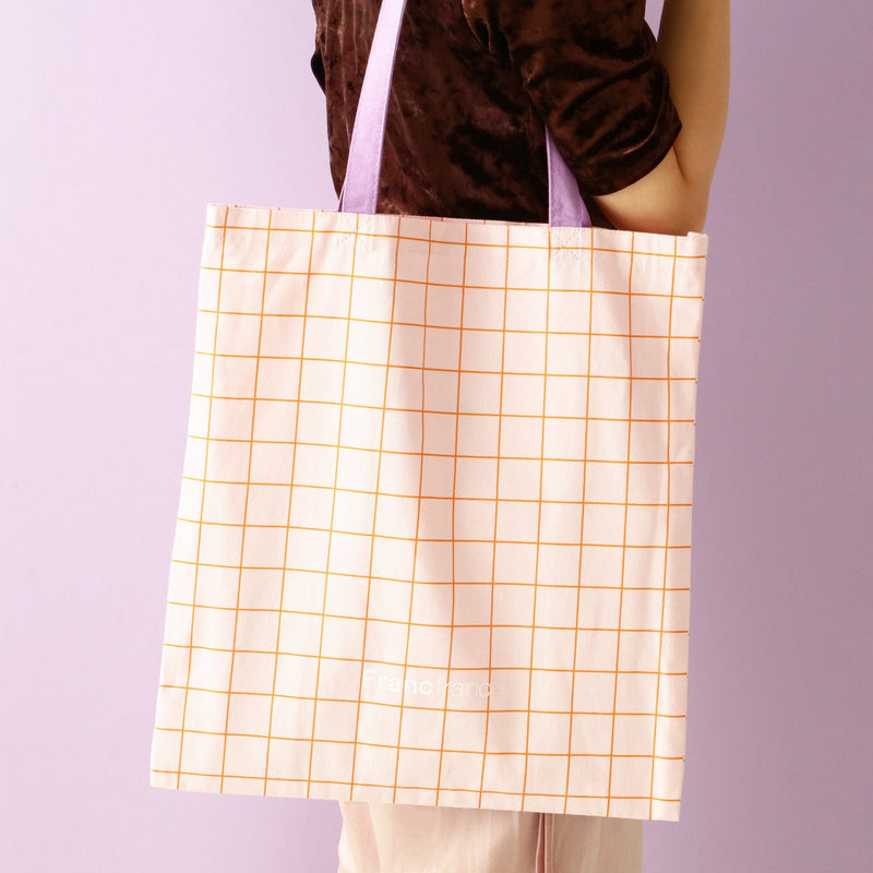 Logo Tote Pop Color Small Pink