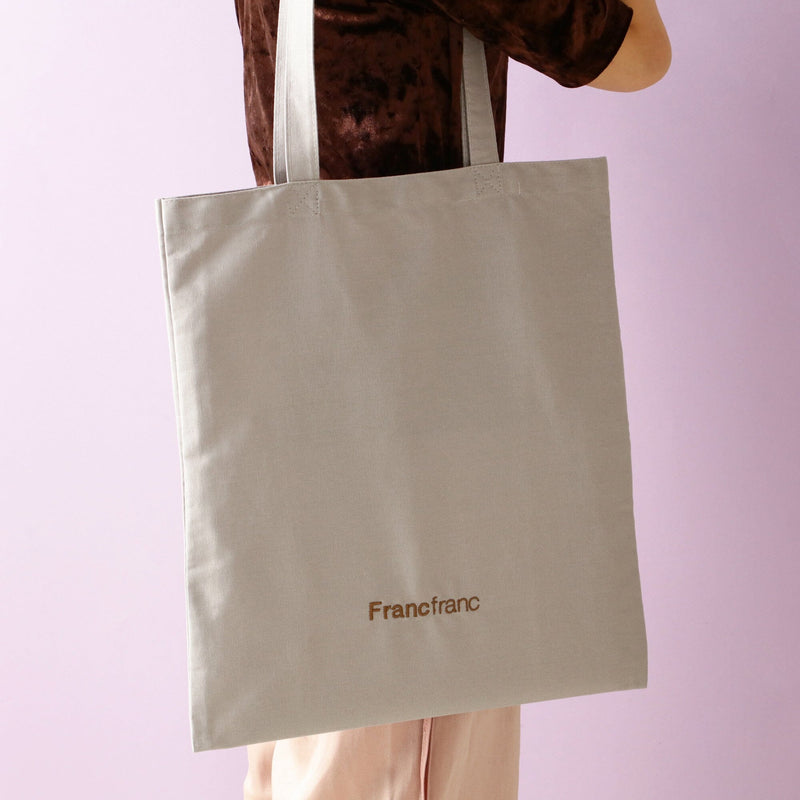 Logo Tote Small Beige