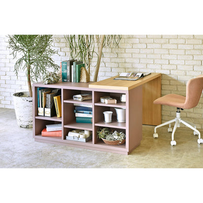 Agre Shelf Desk Brown