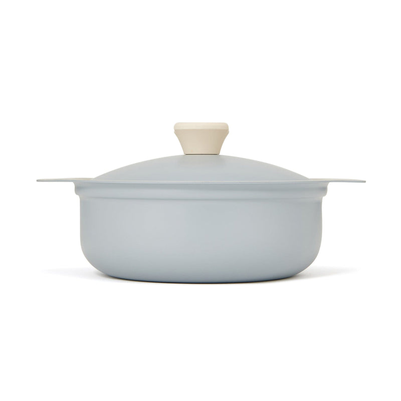 Bicolor Lightweight Cooking Pot 24Cm  Blue X Gray