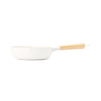 IH/Direct Fire Deep Frying Pan 20cm Ivory