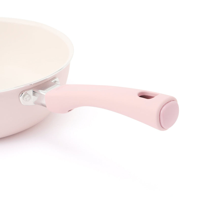 Frying pan & Tools Easy Cooking 5 Piece Set Pink