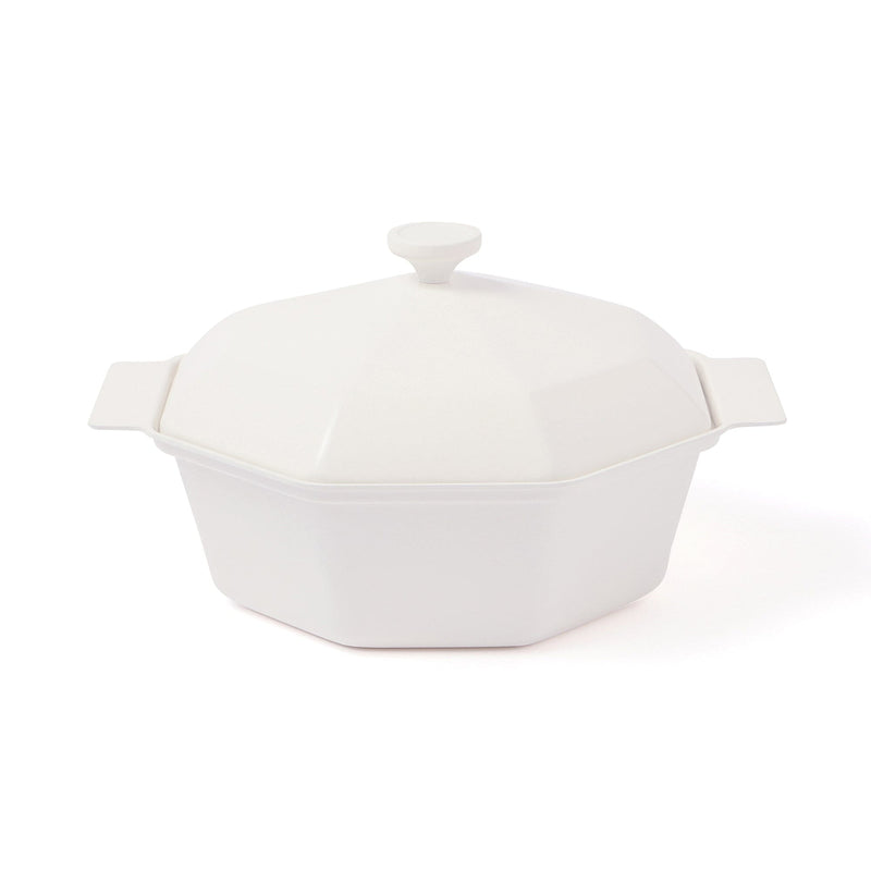 Diamond Lightweight Cooking Pot 25 cm White