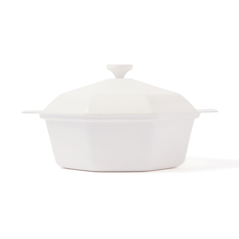 Diamond Lightweight Cooking Pot 25 cm White