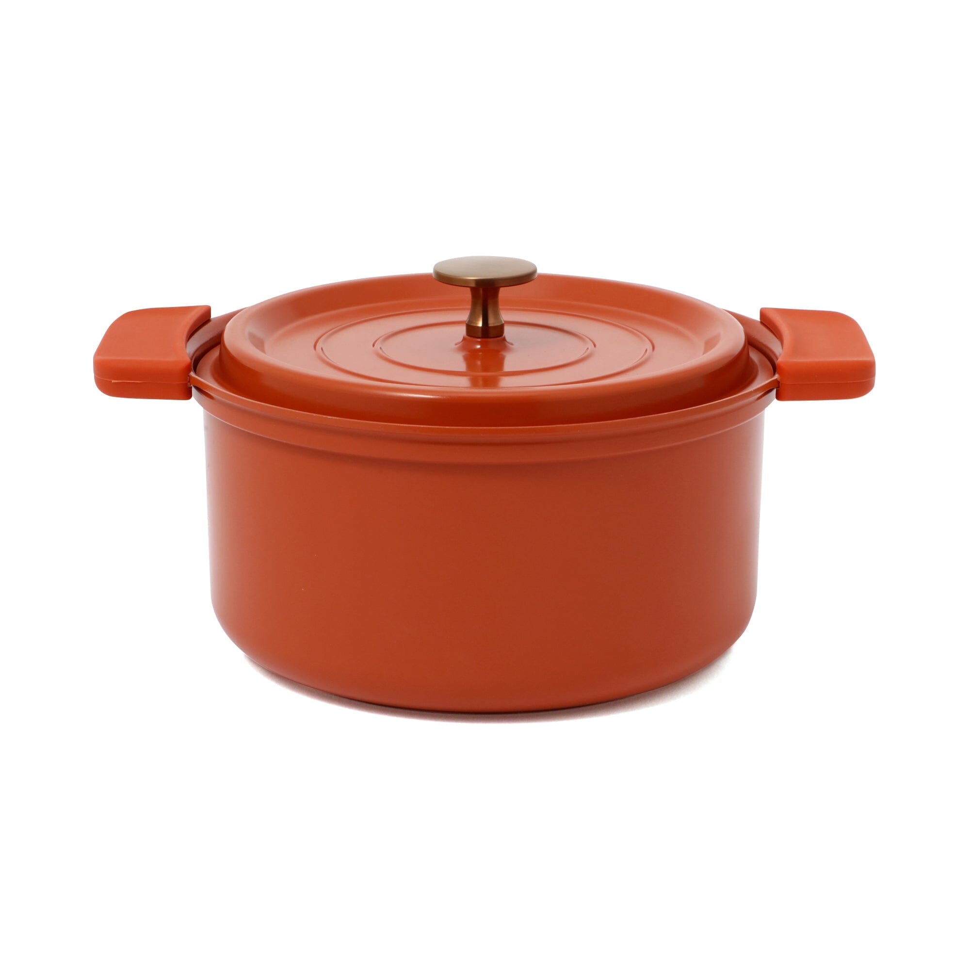 Oven Safe Light Weight Cooking Pot 20Cm Orange