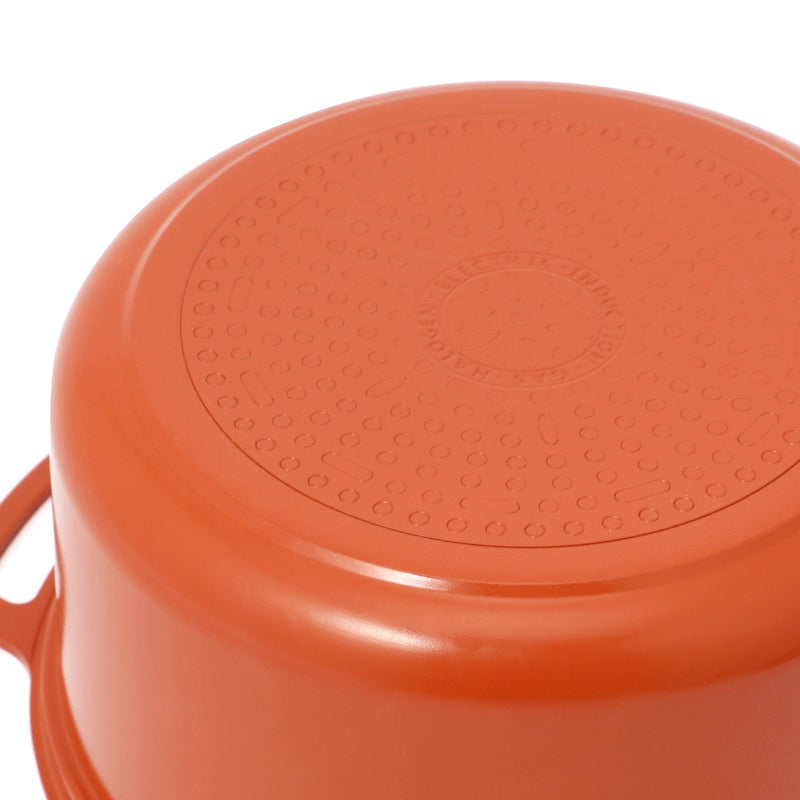 Oven Safe Light Weight Cooking Pot 20Cm Orange