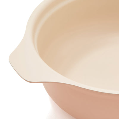 Bicolor Lightweight Cooking Pot 24cm Pink