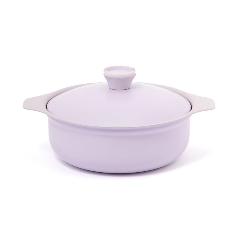 Bicolor Lightweight Cooking Pot 24cm Purple