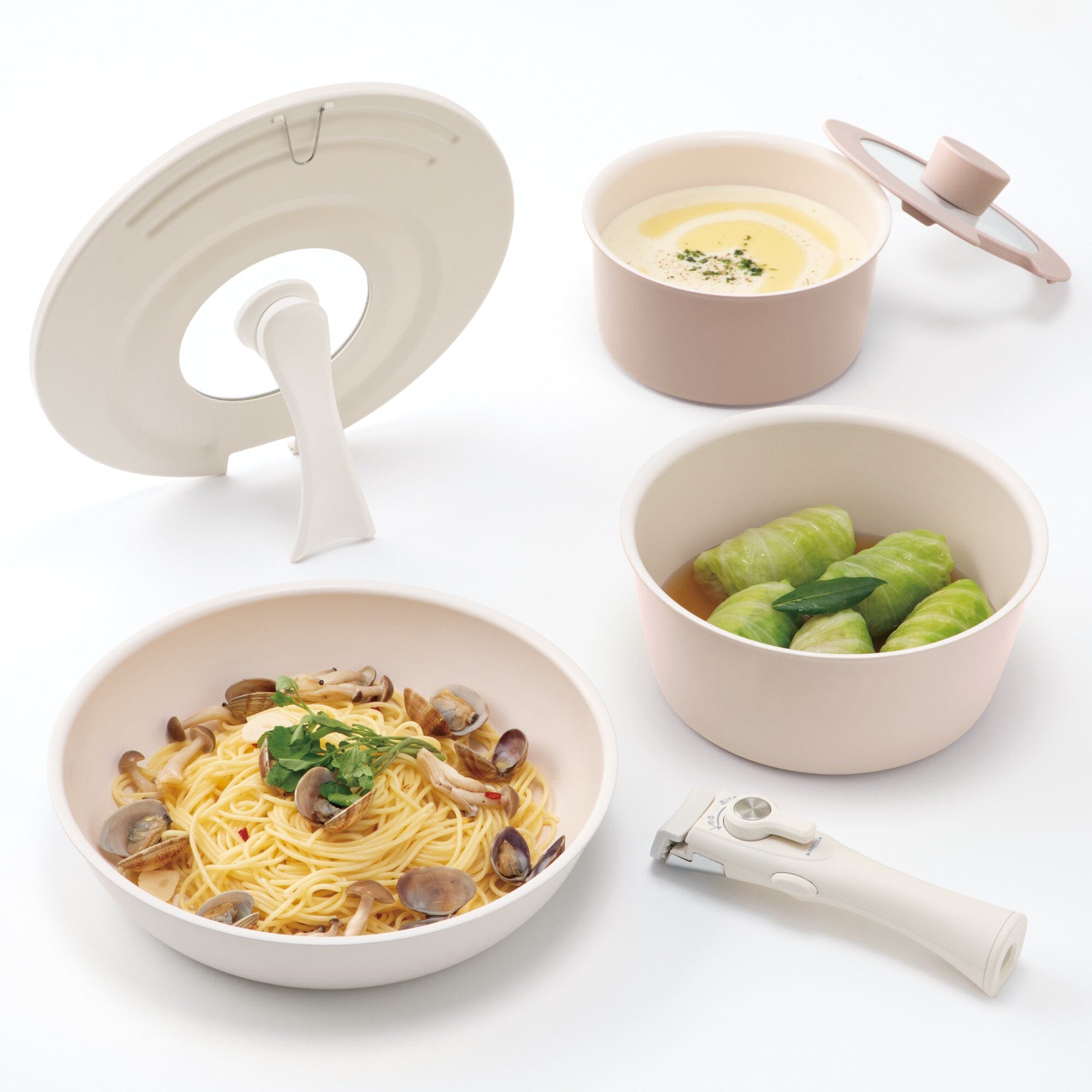 Go Table Pot & Pan Variety 6-Piece Set Gray