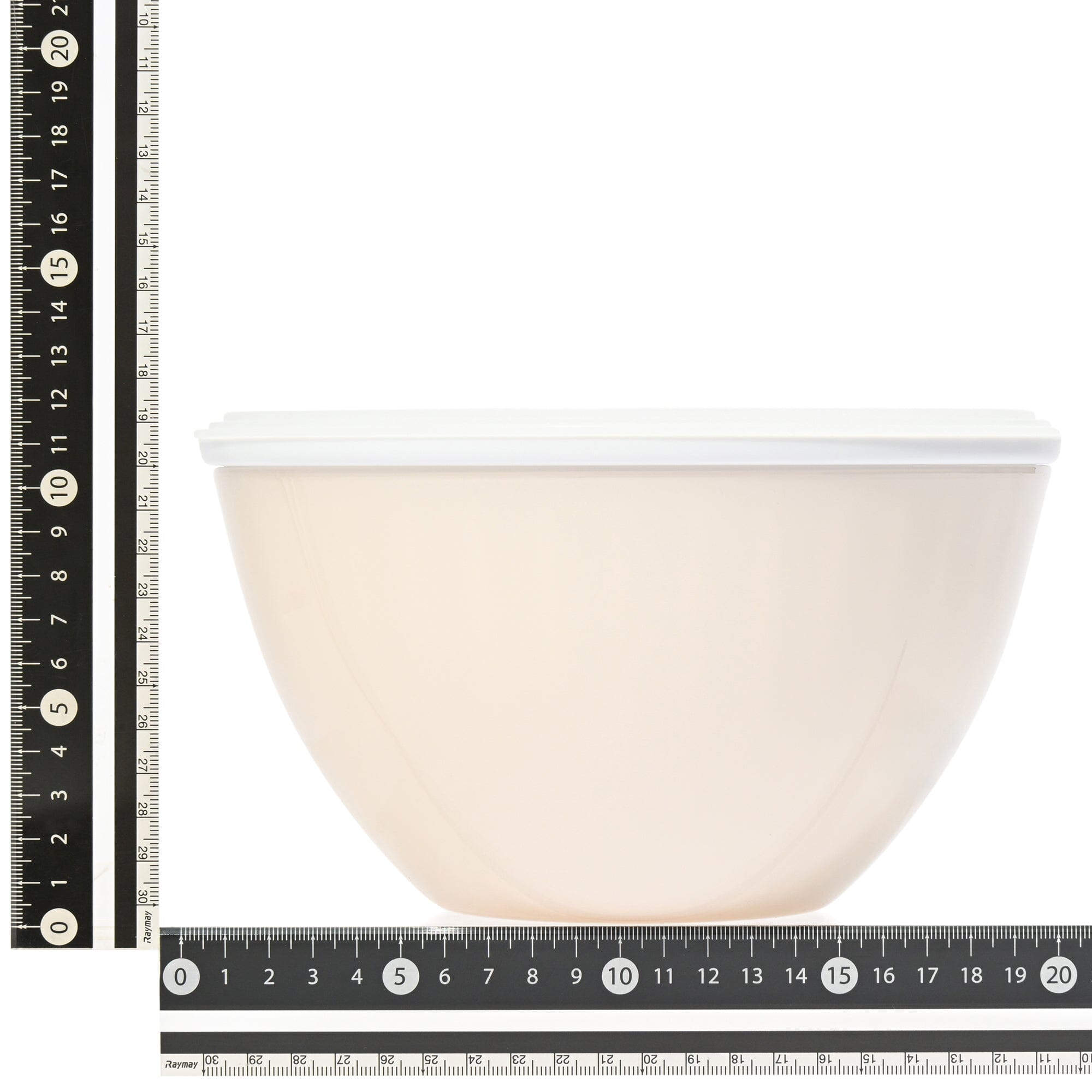 Heat-Resistant Microwave Bowl And Colander Set 20cm Ivory