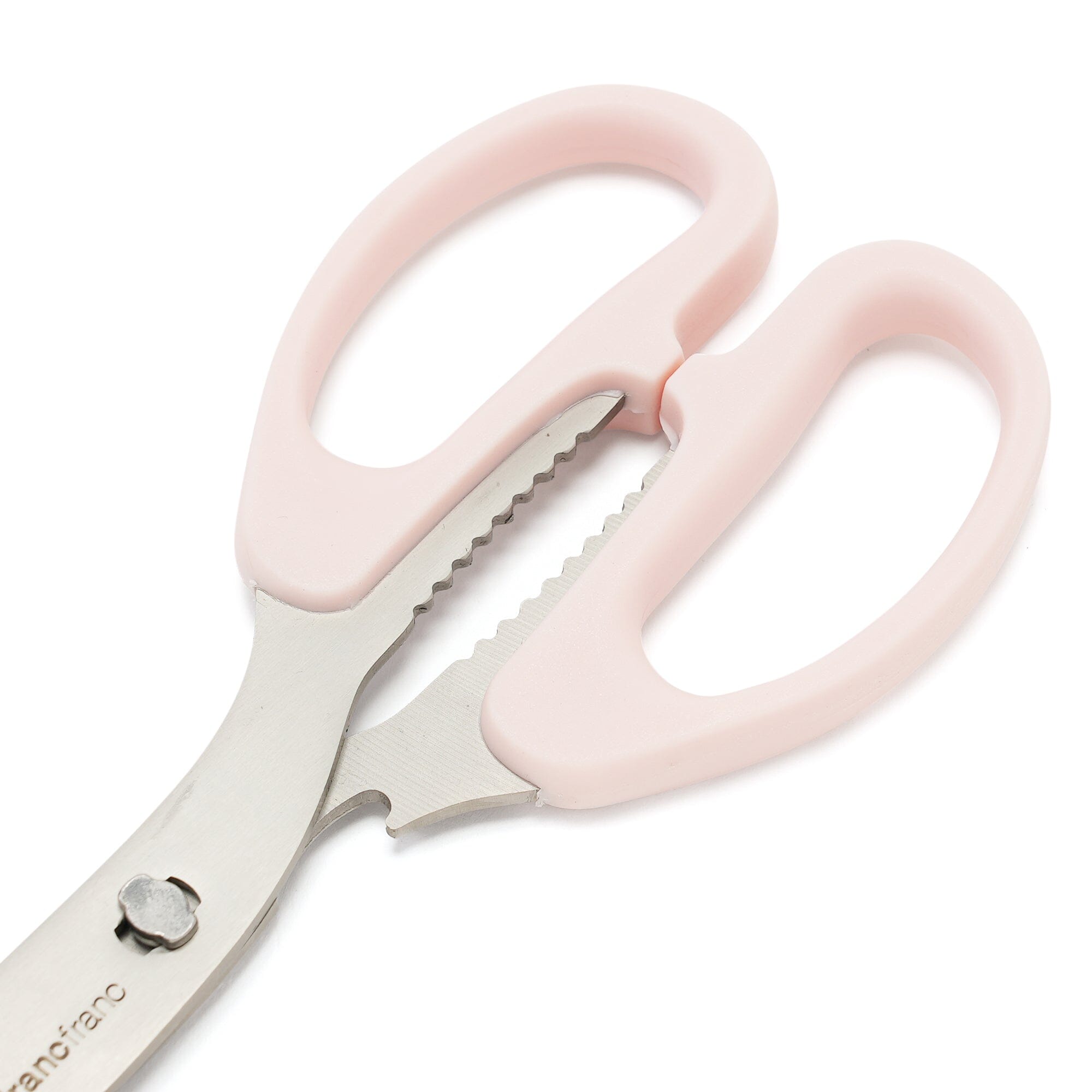 Curved Kitchen Scissors Pink