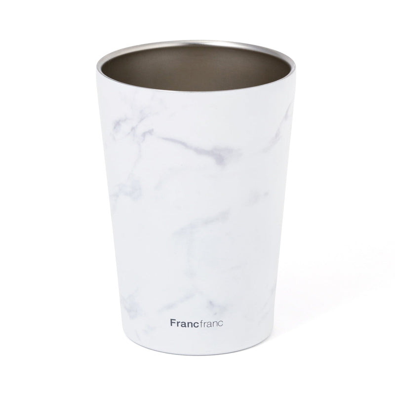 Roost Thermo Tumbler M Marble White