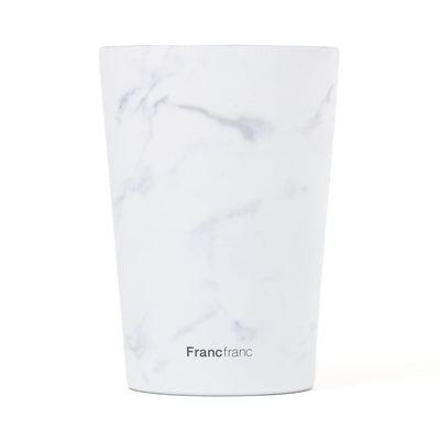 Roost Thermo Tumbler M Marble White