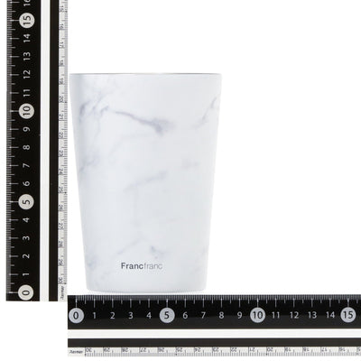 Roost Thermo Tumbler M Marble White