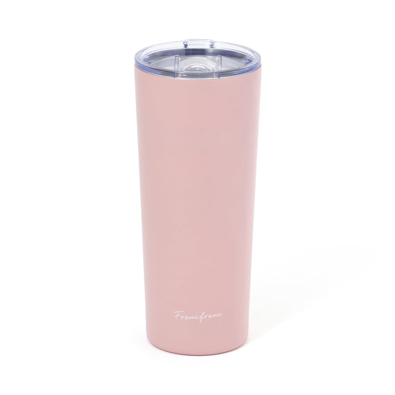 Stainless Steel Tumbler With Lid 650ml Pink