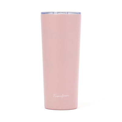 Stainless Steel Tumbler With Lid 650ml Pink