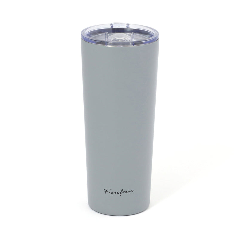 Stainless Steel Tumbler With Lid 650ml Grey