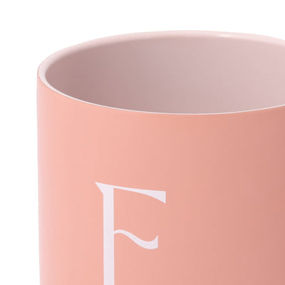 Initial Stainless Steel Mug E