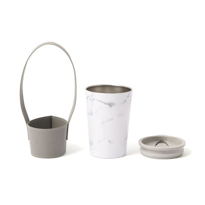 Roost Thermo Tumbler M Set Marble White