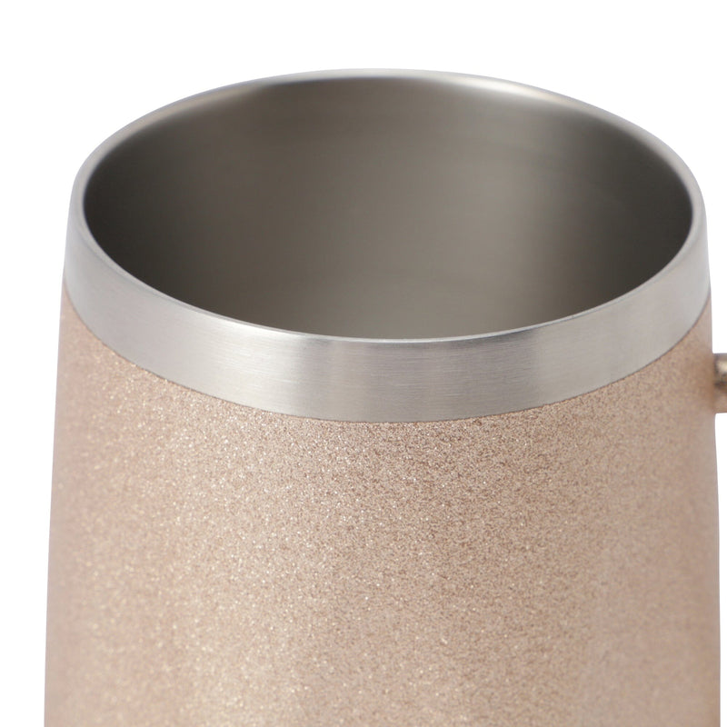 Stainless Steel Thermo Mug With Lid 320Ml Diamond Glitter Gold