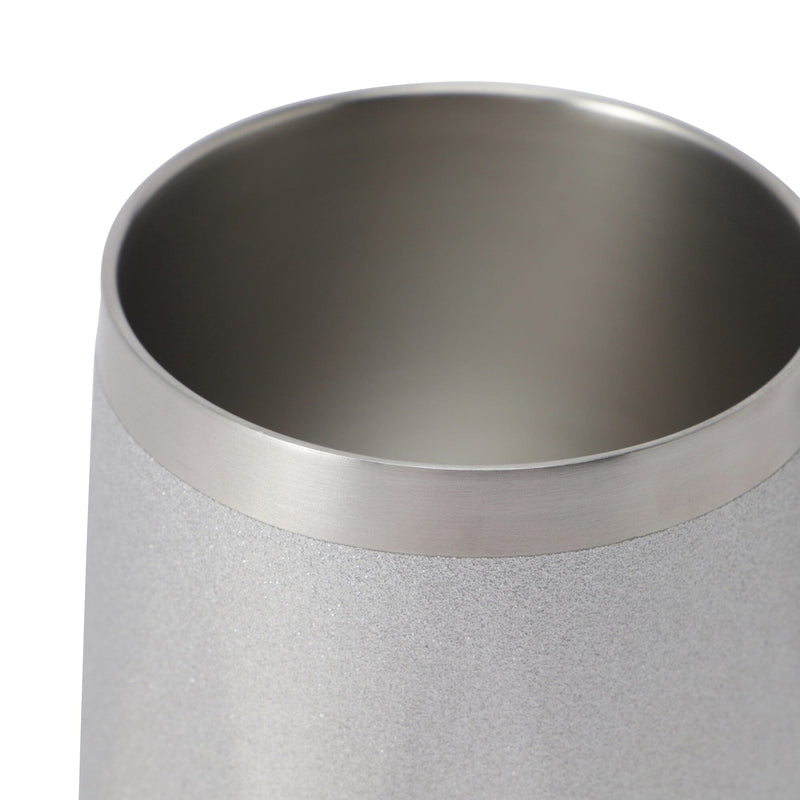 Stainless Steel Thermo Mug With Lid 320Ml Diamond Glitter Silver