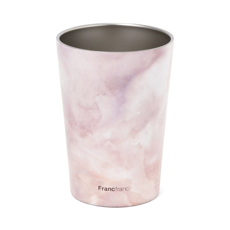 Roost Thermo Tumbler Medium Marble Brown