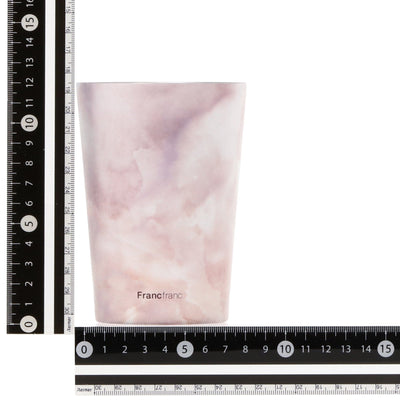 Roost Thermo Tumbler Medium Marble Brown