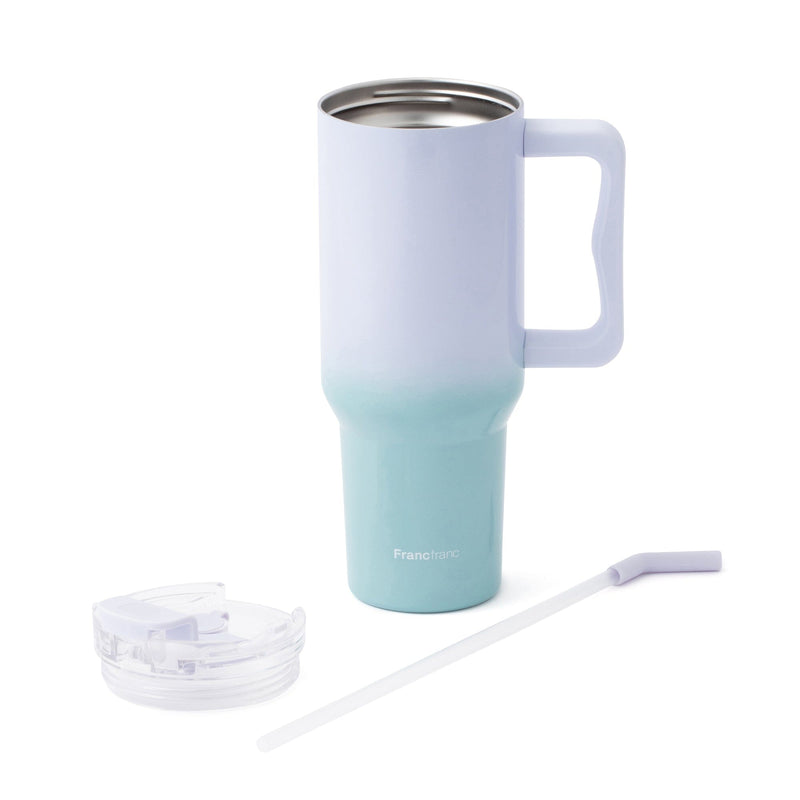 Large Stainless Steel Mug 1100Ml Blue