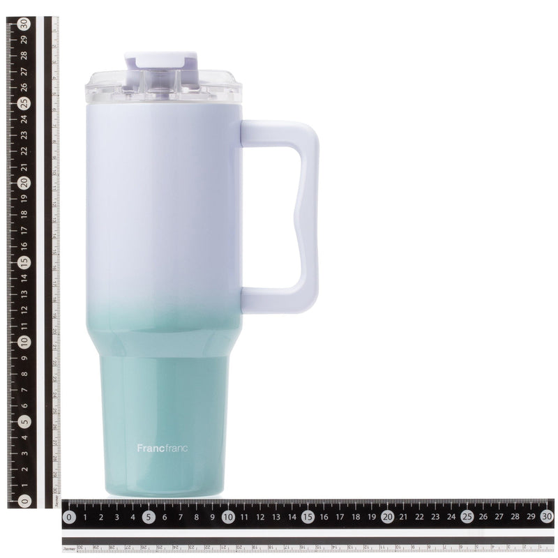Large Stainless Steel Mug 1100Ml Blue