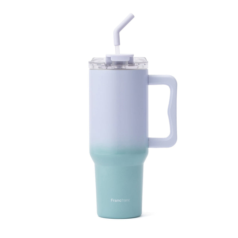 Large Stainless Steel Mug 1100Ml Blue