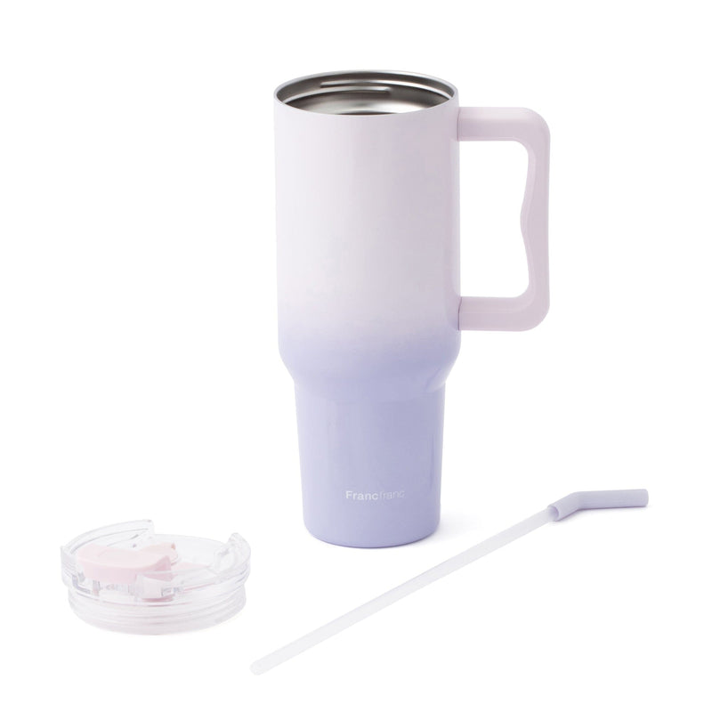 Large Stainless Steel Mug 1100Ml Pink