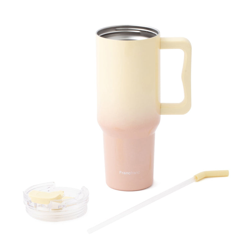 Large Stainless Steel Mug 1100Ml Yellow