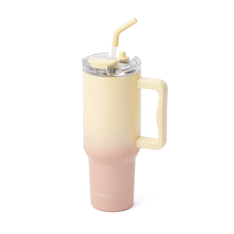 Large Stainless Steel Mug 1100Ml Yellow