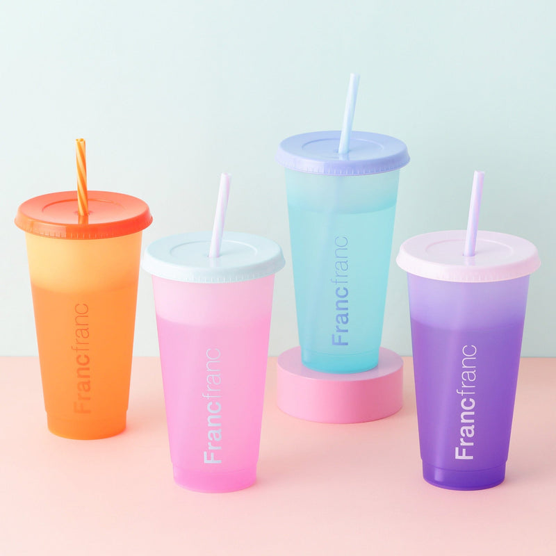 Color Change Tumbler Large  Orange