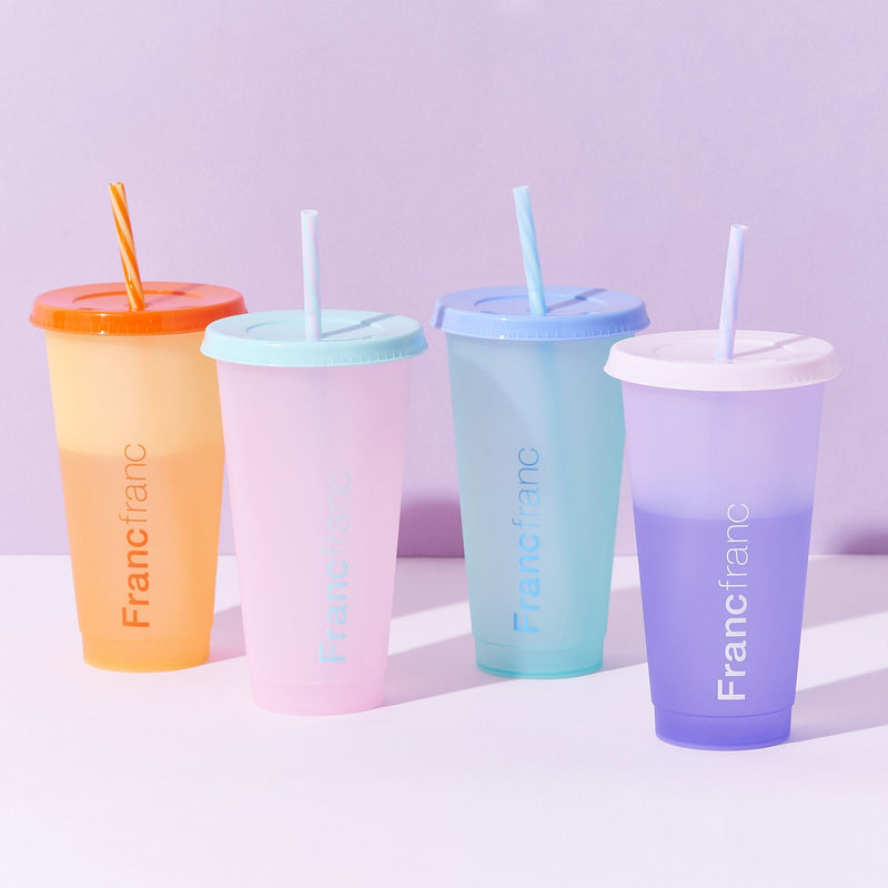 Color Change Tumbler Large  Orange