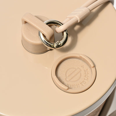 Stainless Steel Tumbler With Straw Glitter Gold