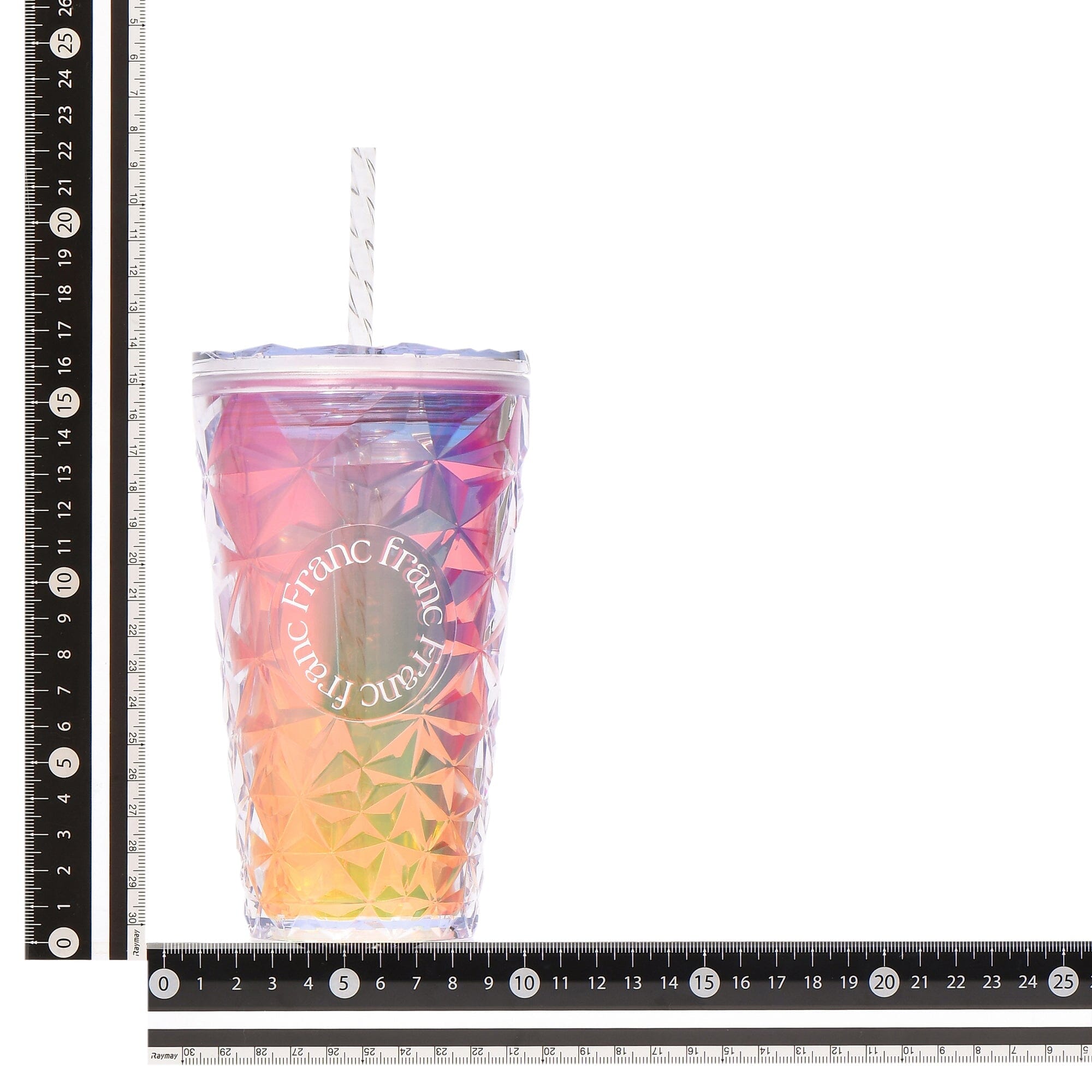 Aurora Plastic Tumbler Medium Pink