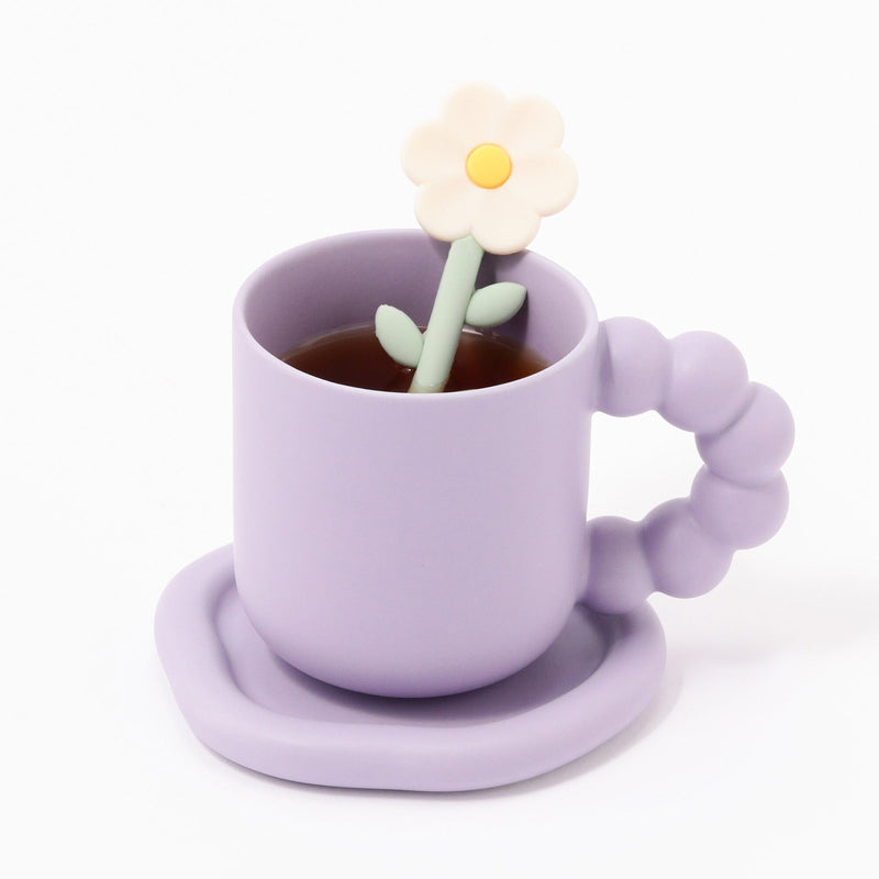 Tea Strainer Flower Ivory