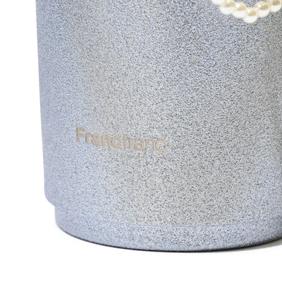 Stainless Steel Tumbler With Charm Glitter Blue