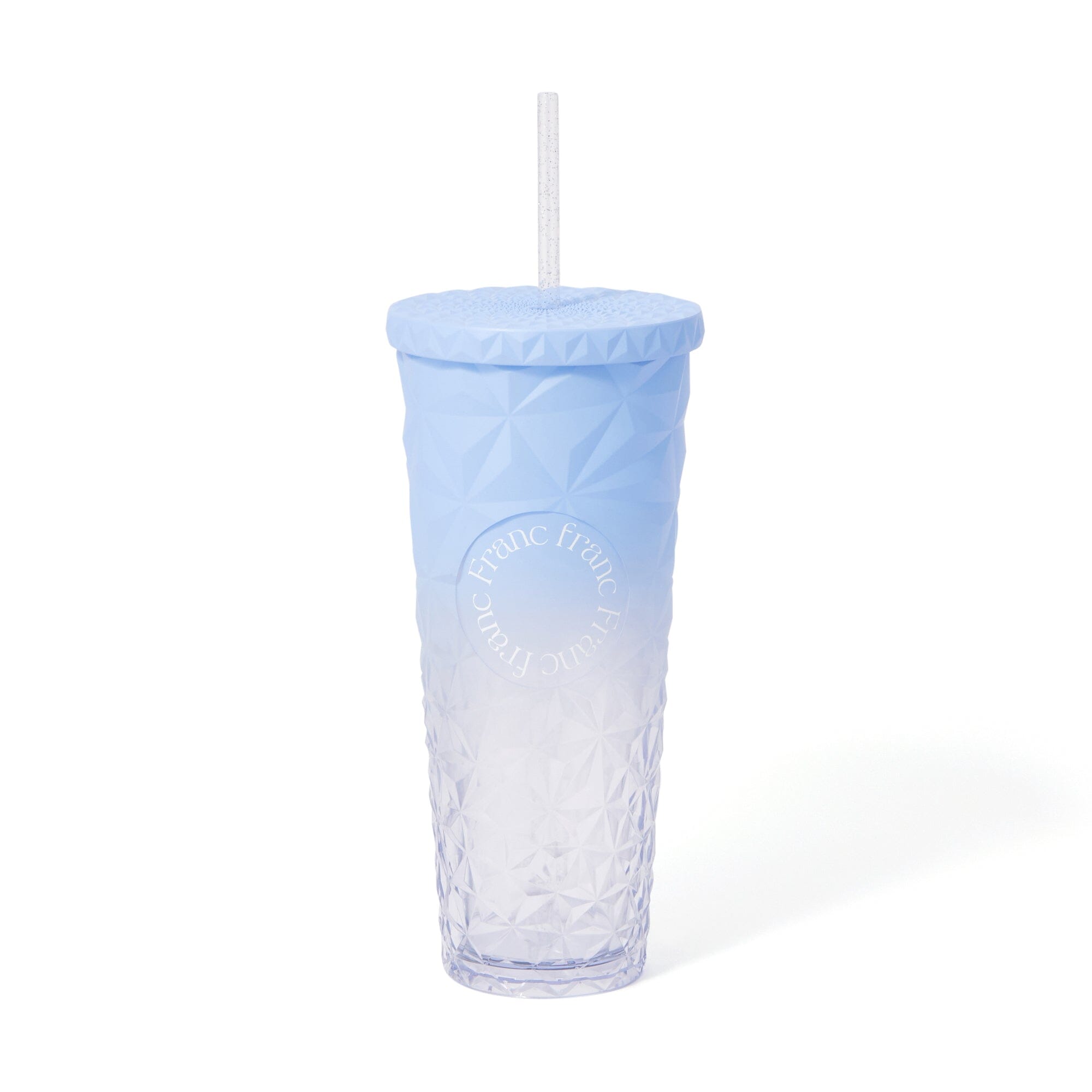 Color Plastic Tumbler Large Blue