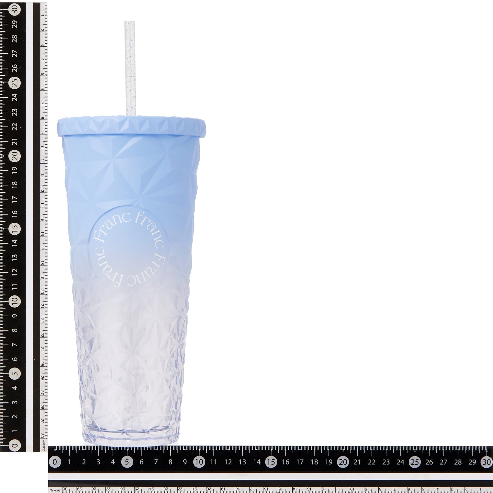 Color Plastic Tumbler Large Blue