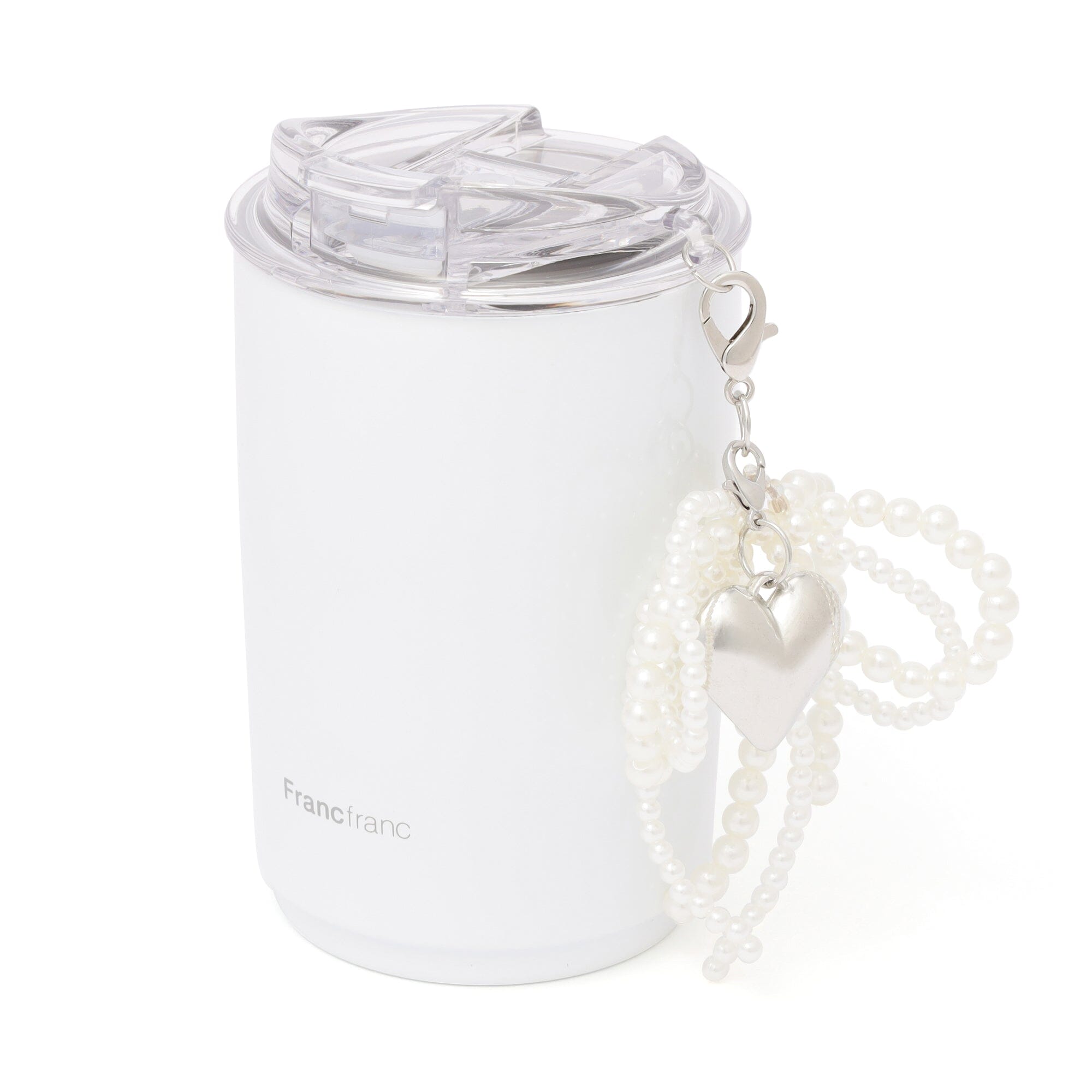 Charm Stainless Steel Tumbler White