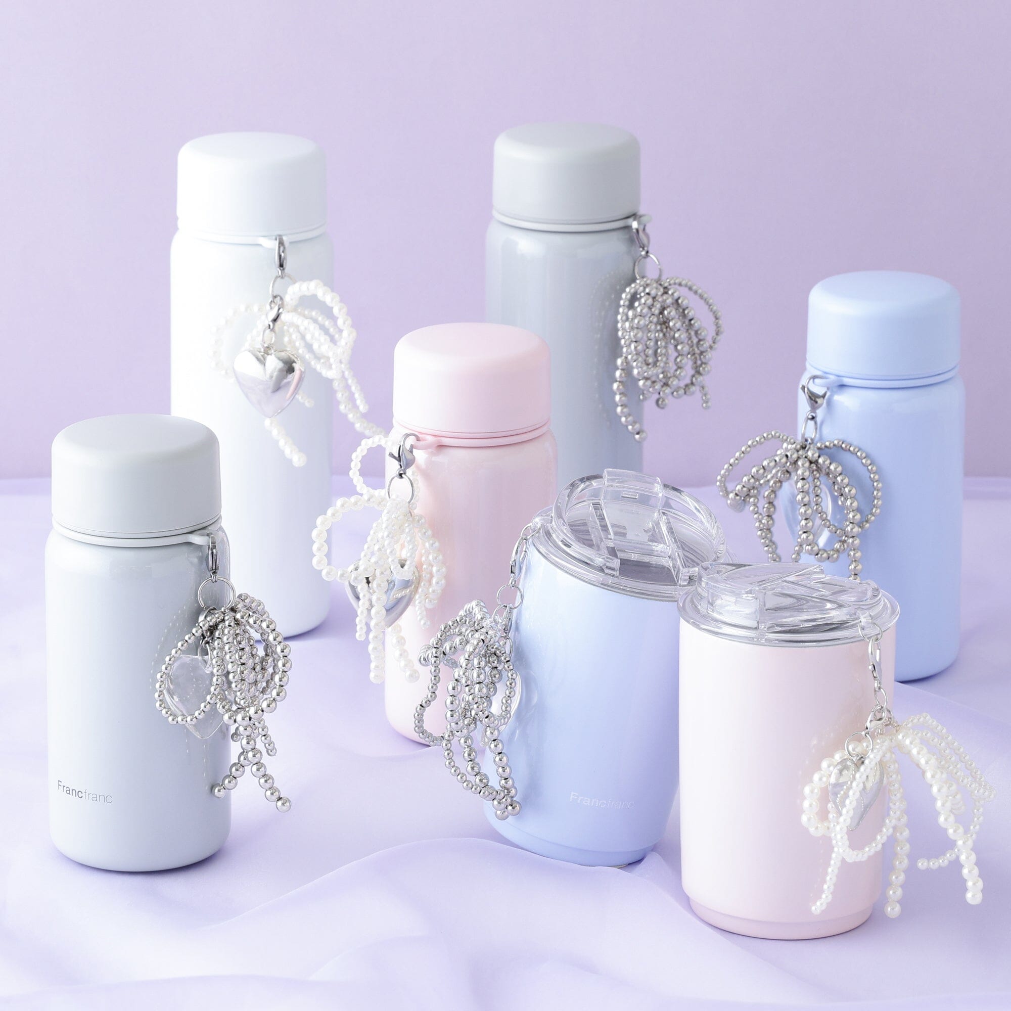 Charm Stainless Steel Tumbler White