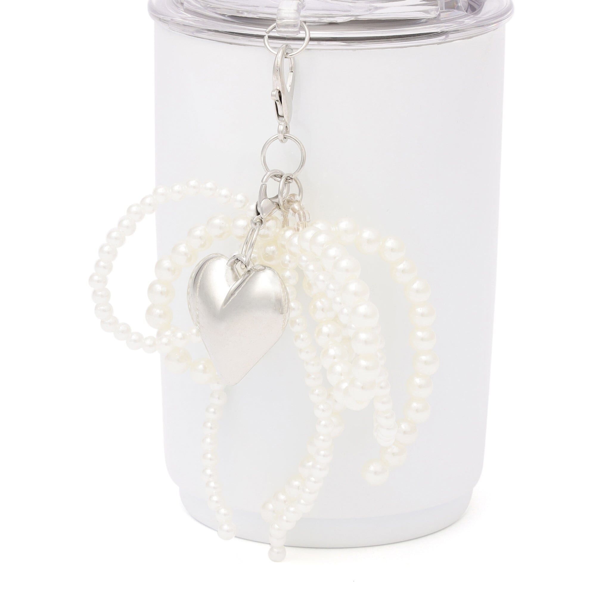 Charm Stainless Steel Tumbler White