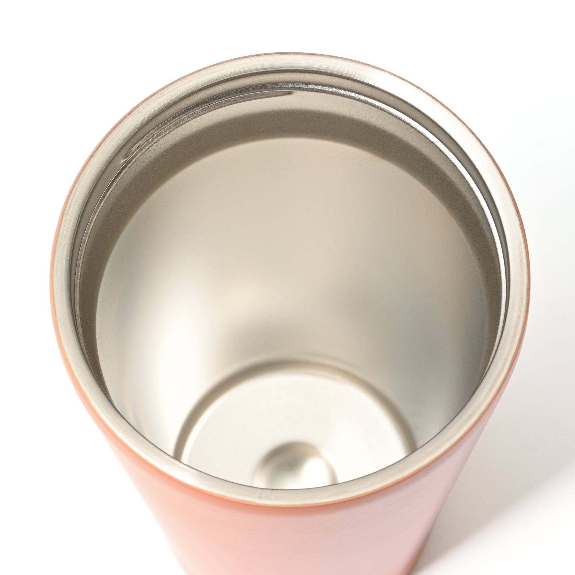 Stainless Steel Tumbler With Straw Orange